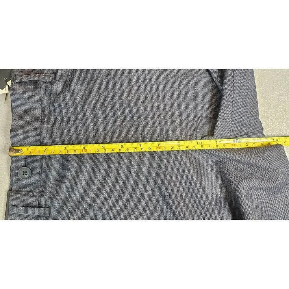 Banana Republic Mens 33 Navy Wool Blend Core Temp Slim Tapered Fit Dress Pant